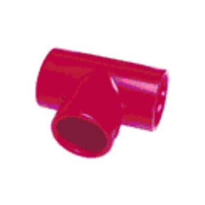 Raccordo TEE ABS rosso 25mm