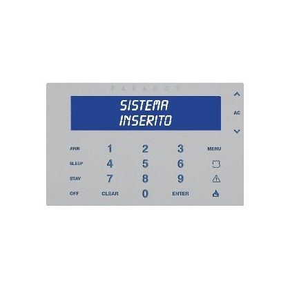 Tastiera Touch Sense LCD. Colore argento