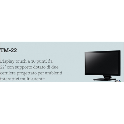 Monitor LED 22 \" Touch Screen Neovo
