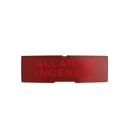 Grafica ALLARME INCENDIO rosso PAN1+