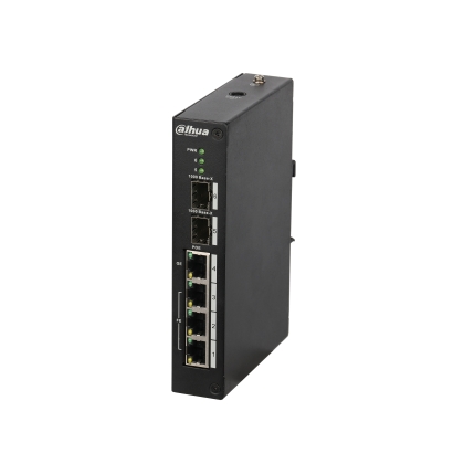 Switch hardened 6 porte/4PoE<120W