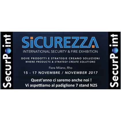 SecurPoint a Sicurezza 2017