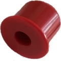 Nipplo plastica rossa ingresso tubo dia.10 mm