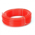 Matassa di tubo nylon rosso 10 mm L= 100 mt