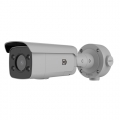 TruVision IP Bullet Camera 8Mpx/4K FullColor 2,8mm Luce Bianca 60M strobo Colore Grigio