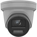 TruVision IP Turret Camera 8Mpx/4K FullColor 2,8mm Luce Bianca 30M strobo Colore Grigio