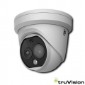 TruVision IP Turret Bi-Spectral Thermal Camera 256×192px-2mm 4Mpx VLC PoE IP66