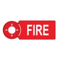 Kidde Commercial - Aritech Fire - AS36RIM - Targa supporto con pittogramma "FIRE"