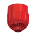 Sirena rossa 32 toni a soffitto flash rosso IP21 CPR