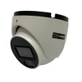 Eyeball FULLCOLOR 4in1, 2MPxls, 2.8mm, dWDR, 20-30mt LEDs luce bianca, OSD, 12VDC, IP67/IK10, NDAA