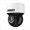 MiniPTZ Dome Camera IP, 4MP, Starlight, 4x Zoom, IR LEDs 50mt, ICR, WDR 120dB, IP66/IK10, H.265, Smart Tracking, Microfono + Speaker, 12Vdc/POE+, ADVANCED VCA 2.0, NDAA