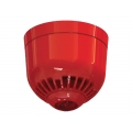 Sirena rossa 32 toni a soffitto flash rosso IP21 CPR